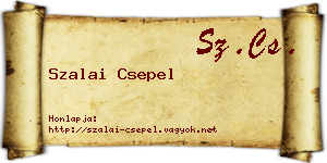 Szalai Csepel névjegykártya